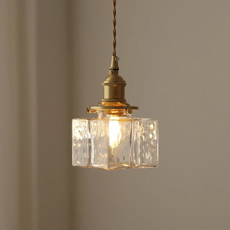Kian – Lampe Suspendue en Verre Élégante