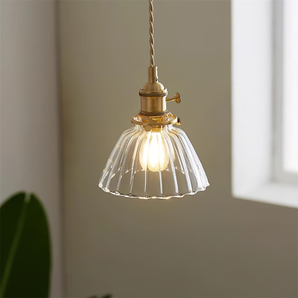 Vinxie – Lampe Suspendue en Verre Américain