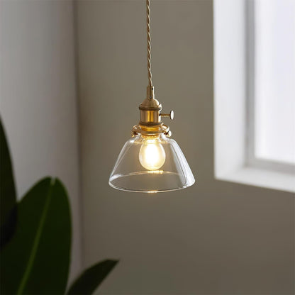 Vinxie – Lampe Suspendue en Verre Américain