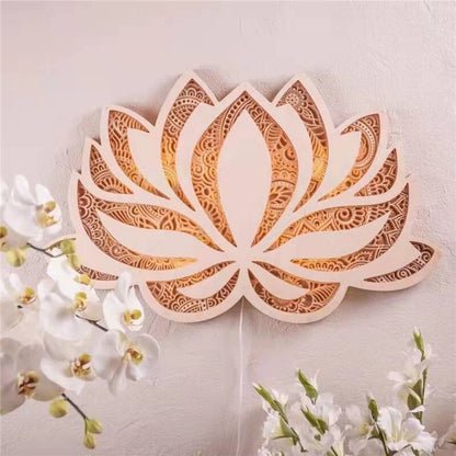 FleurLumière – Applique LED en forme de lotus