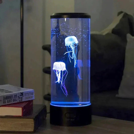 Lampe LED méduse à changement de couleur