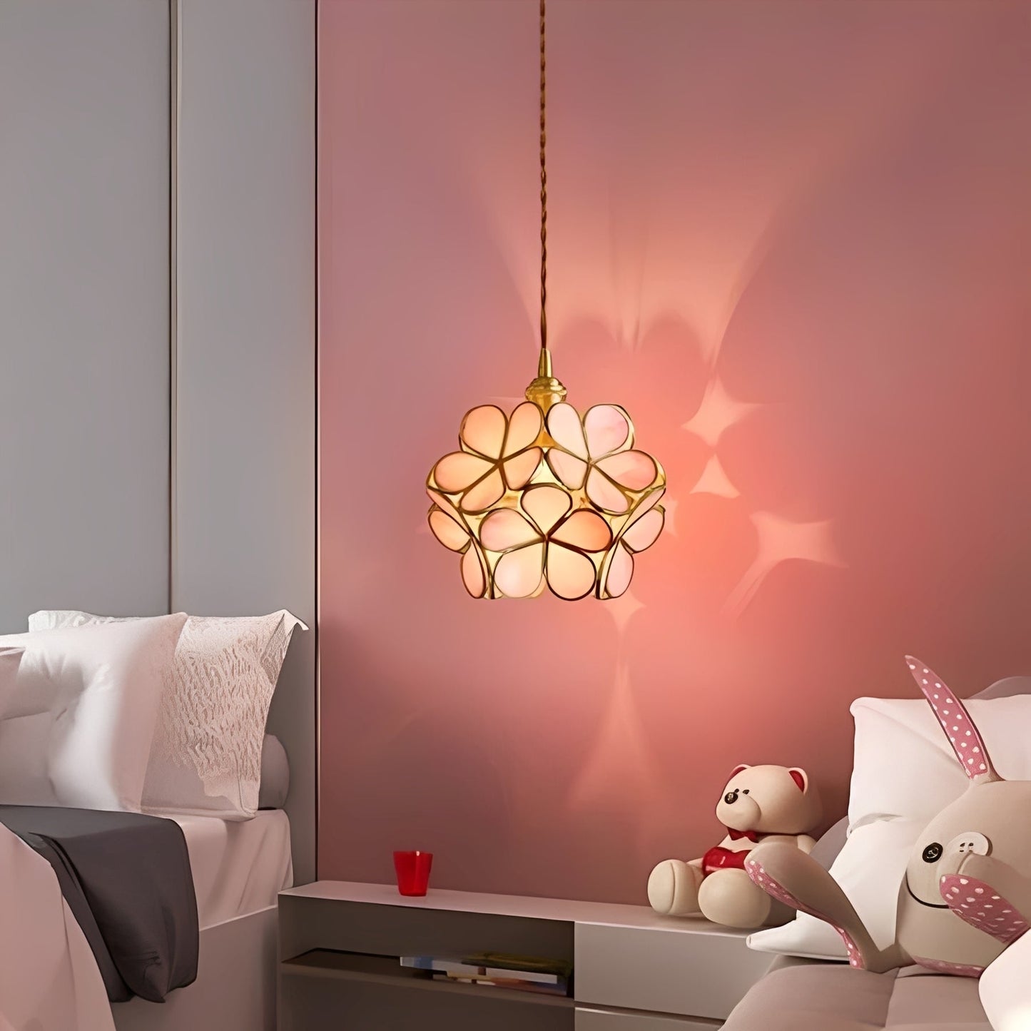Floyem – Lampe Suspendue Fleurs Européennes