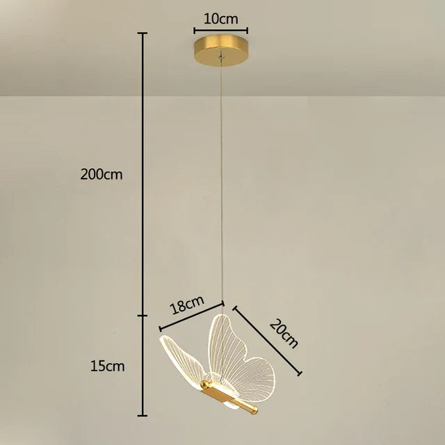 Lampe De Chevet Minimaliste En Forme De Papillon