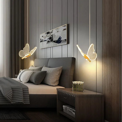 Lampe De Chevet Minimaliste En Forme De Papillon