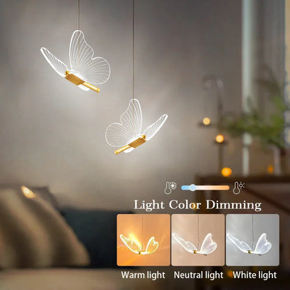 Lampe De Chevet Minimaliste En Forme De Papillon