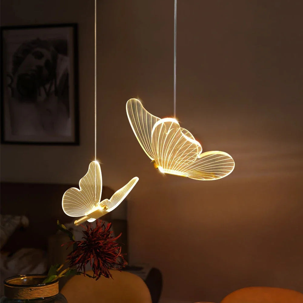 Lampe De Chevet Minimaliste En Forme De Papillon