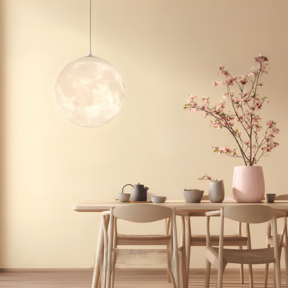 Ylani – Lampe Pendante Lune 3D Moderne