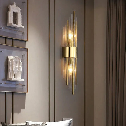Lampe murale moderne en cristal