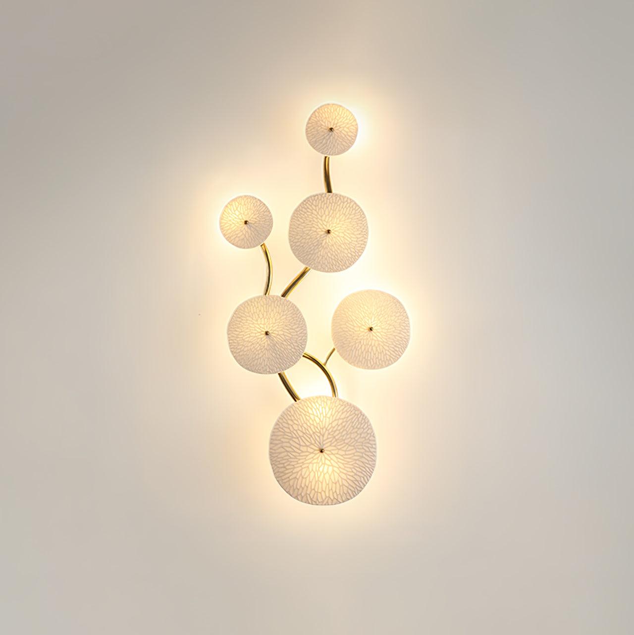 Olivia – Lampe murale en design de fleur de lotus