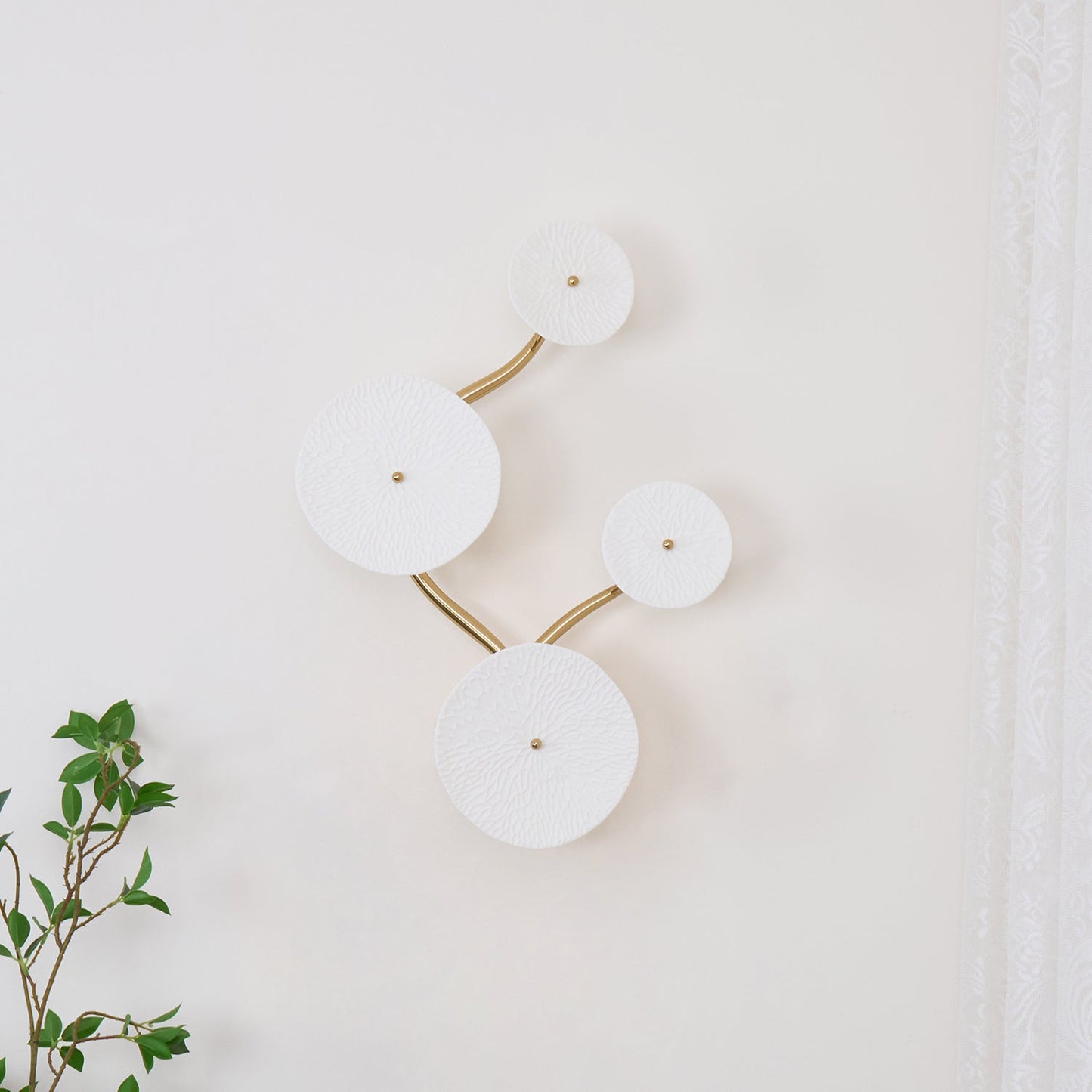 Olivia – Lampe murale en design de fleur de lotus