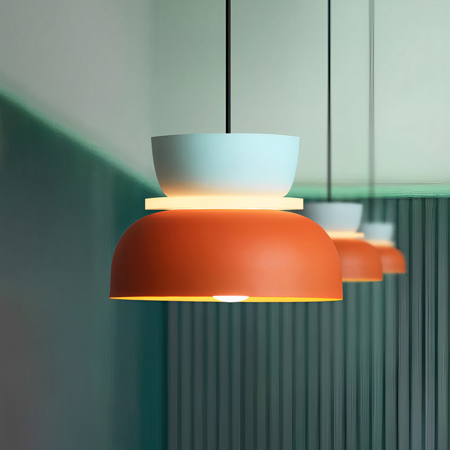 Freja – Suspension à trois lampes