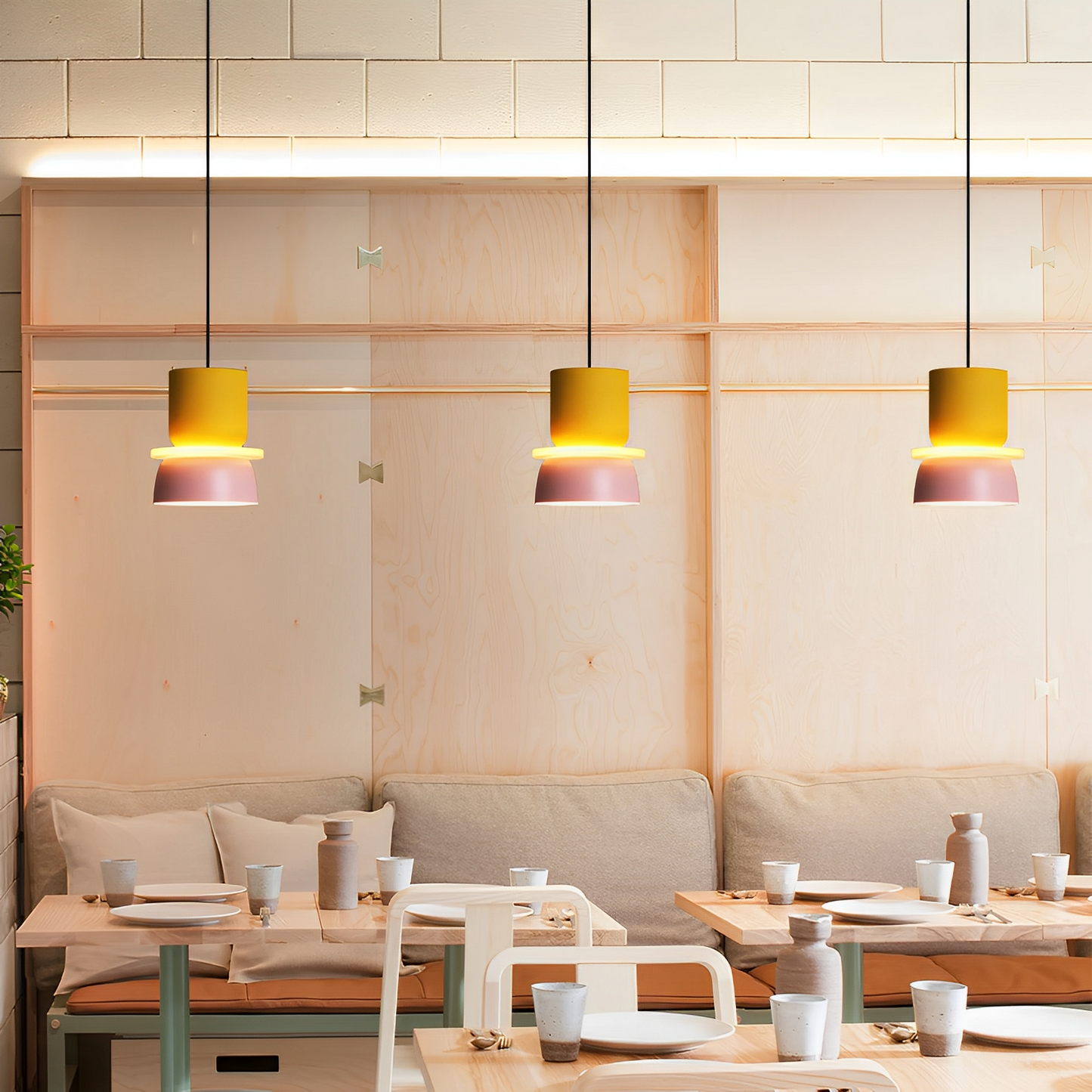 Freja – Suspension à trois lampes