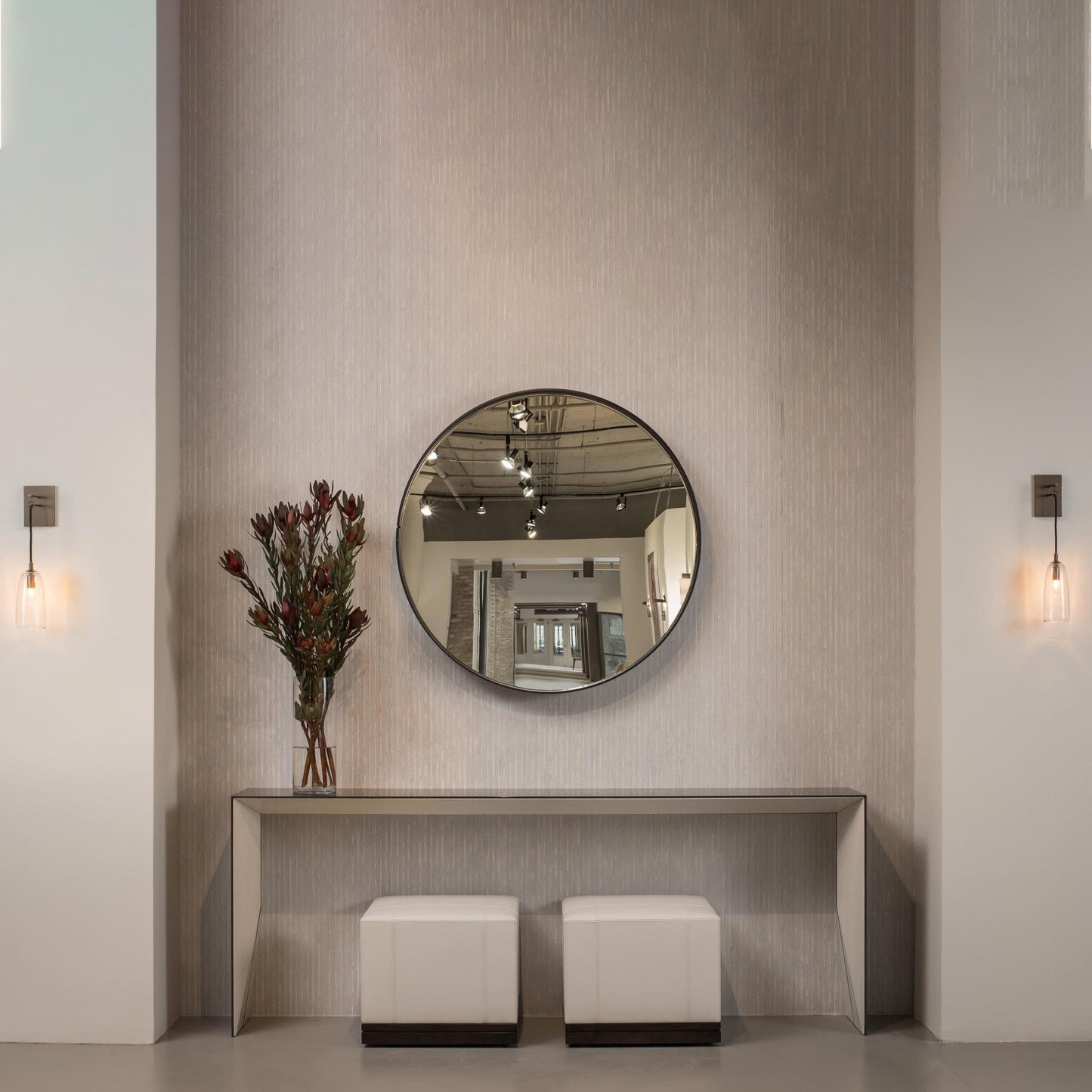 Ray – Applique en cuivre et verre