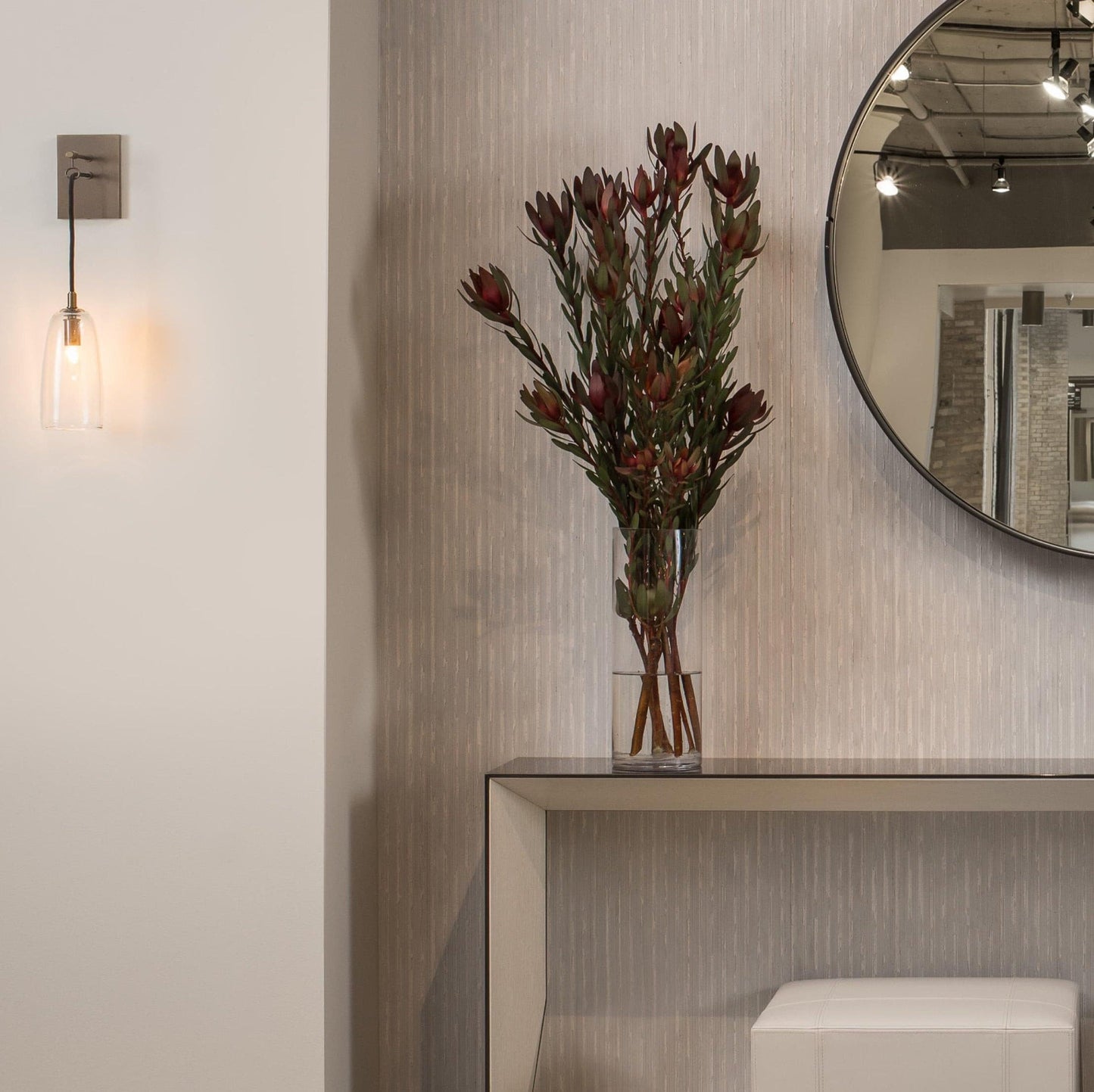 Ray – Applique en cuivre et verre