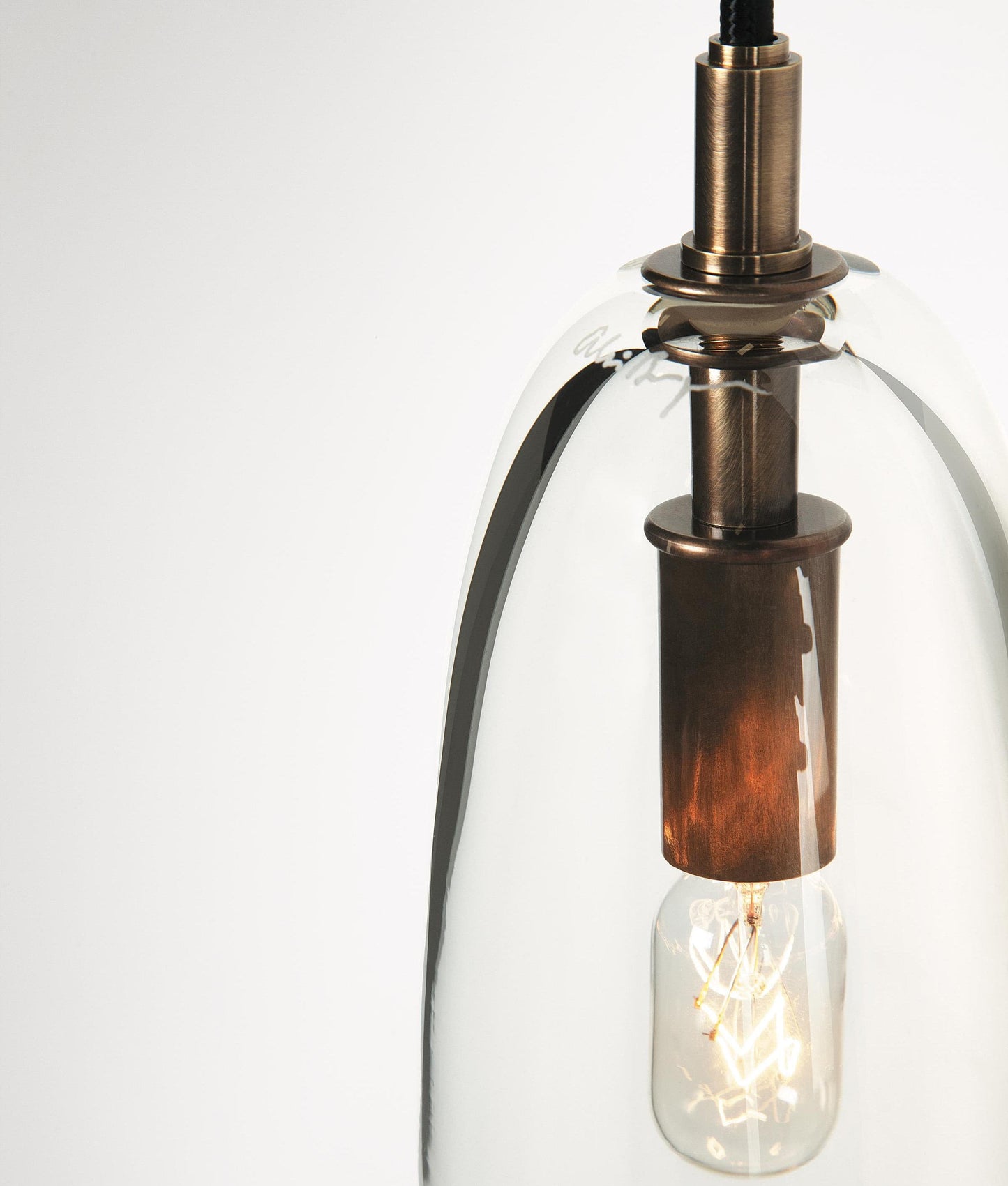 Ray – Applique en cuivre et verre