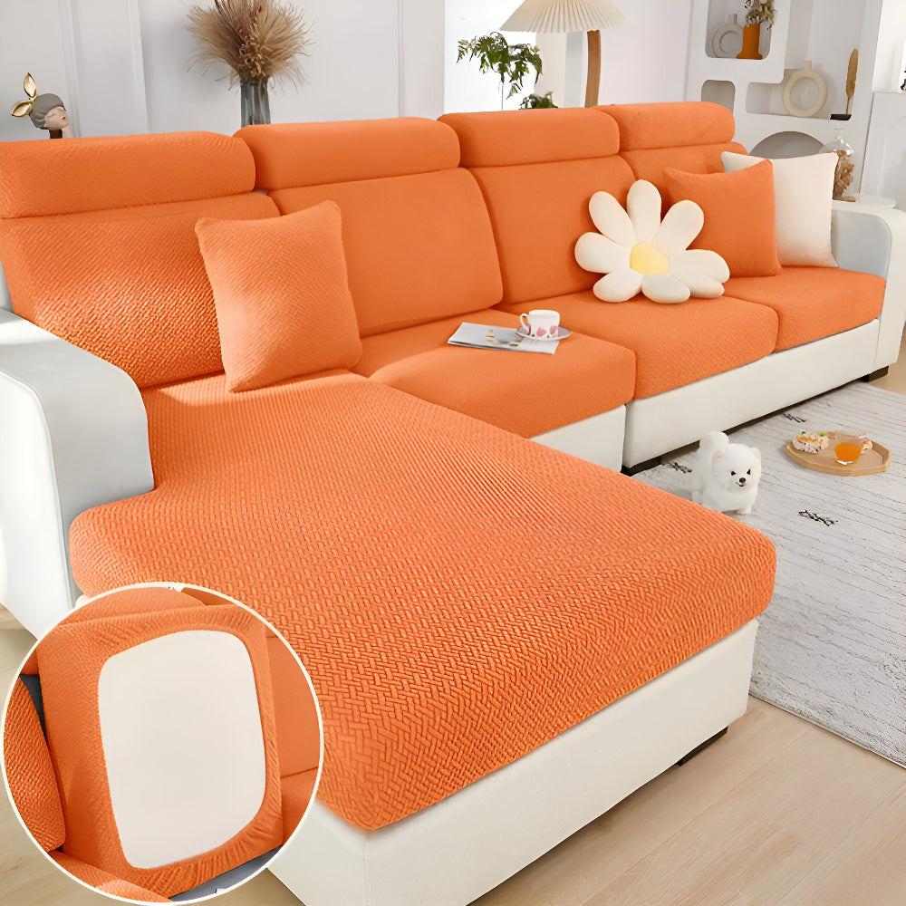 Selena – Housse de canapé extensible à 360° & Housse de coussin
