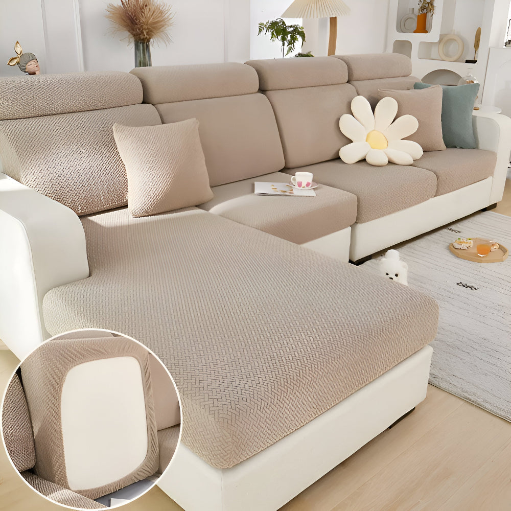 Selena – Housse de canapé extensible à 360° & Housse de coussin