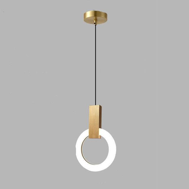 Nordra – Lampe suspendue LED au design anneau nordique pour espaces de vie modernes