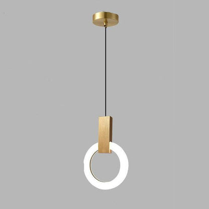 Nordra – Lampe suspendue LED au design anneau nordique pour espaces de vie modernes