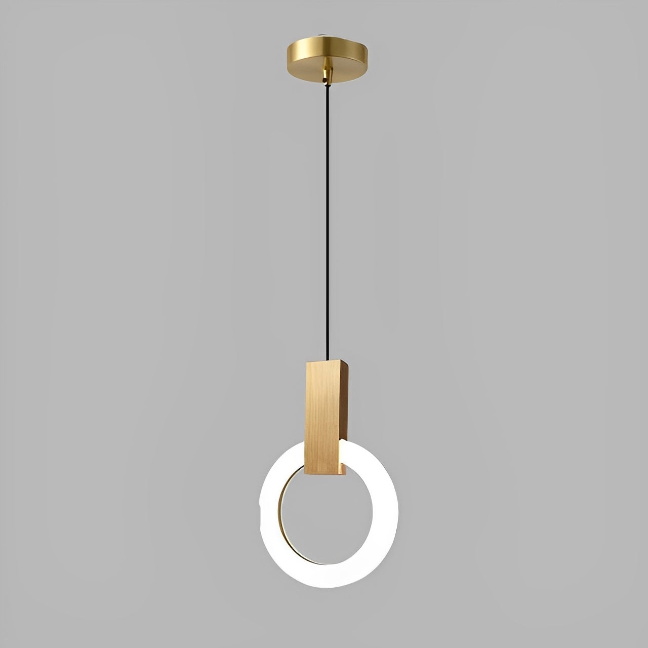 Nordra – Lampe suspendue LED au design anneau nordique pour espaces de vie modernes