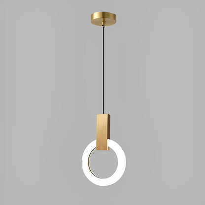 Nordra – Lampe suspendue LED au design anneau nordique pour espaces de vie modernes