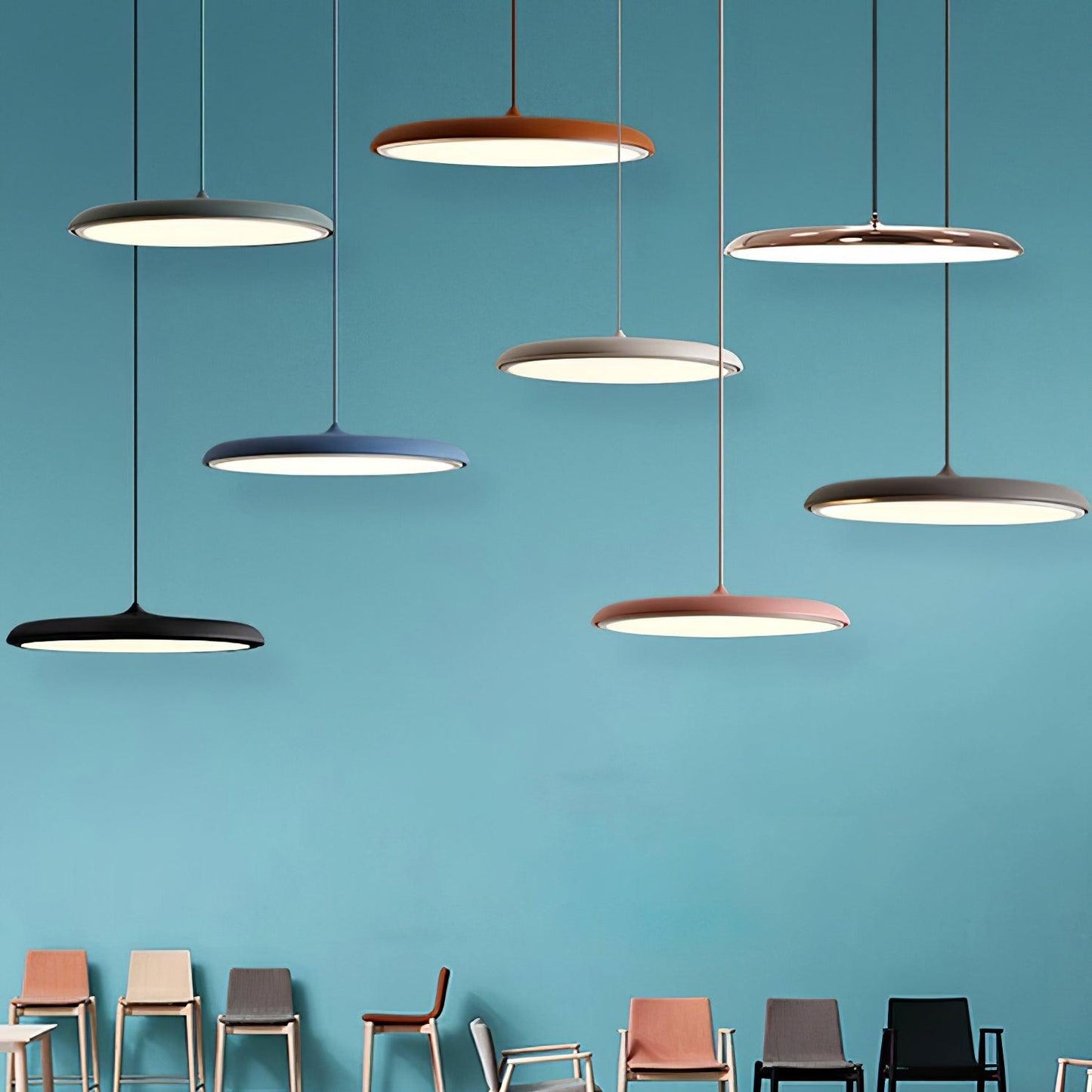 Elian – Suspension LED dans le Design Nordique UFO