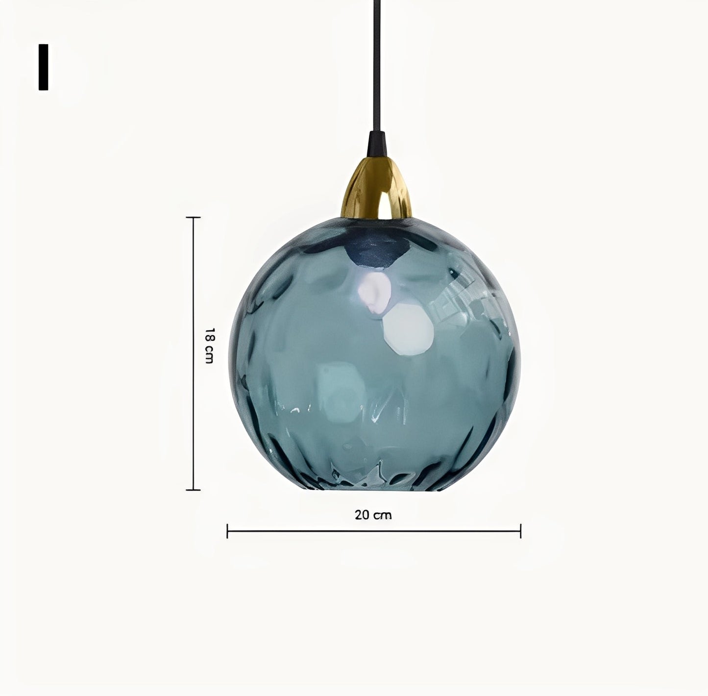 Meliora – Suspension en verre moderne