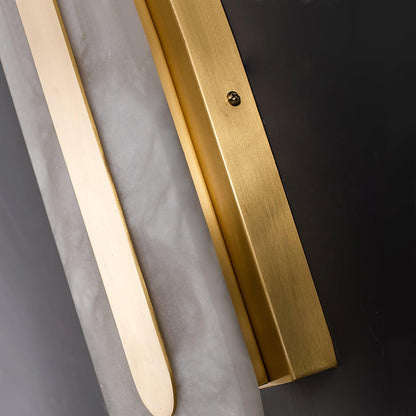 Alenya – Applique en cuivre et marbre