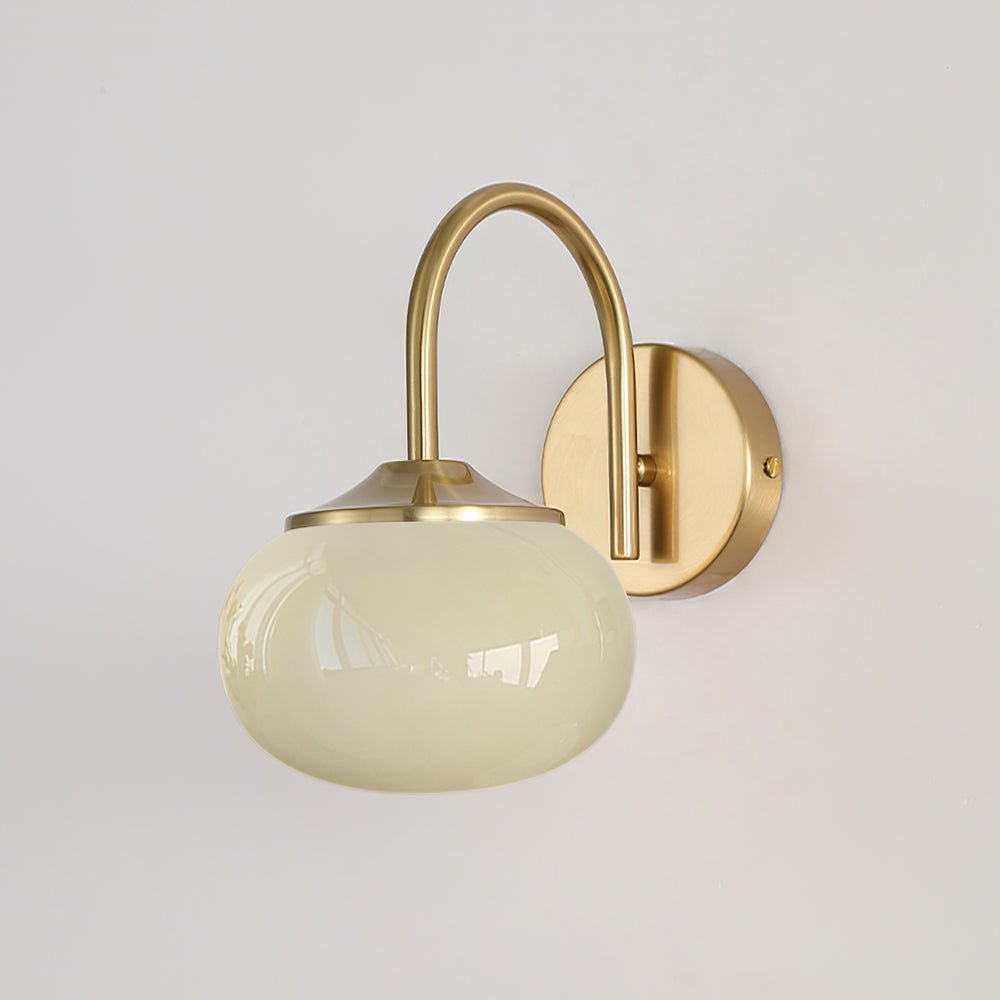 Celia – Applique en fer forgé et en verre