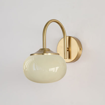 Celia – Applique en fer forgé et en verre