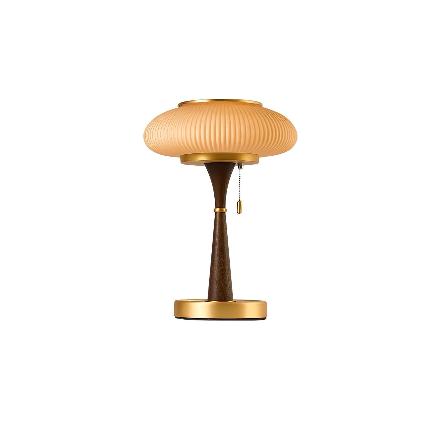 Noelia – Lampe de table rétro en bois massif