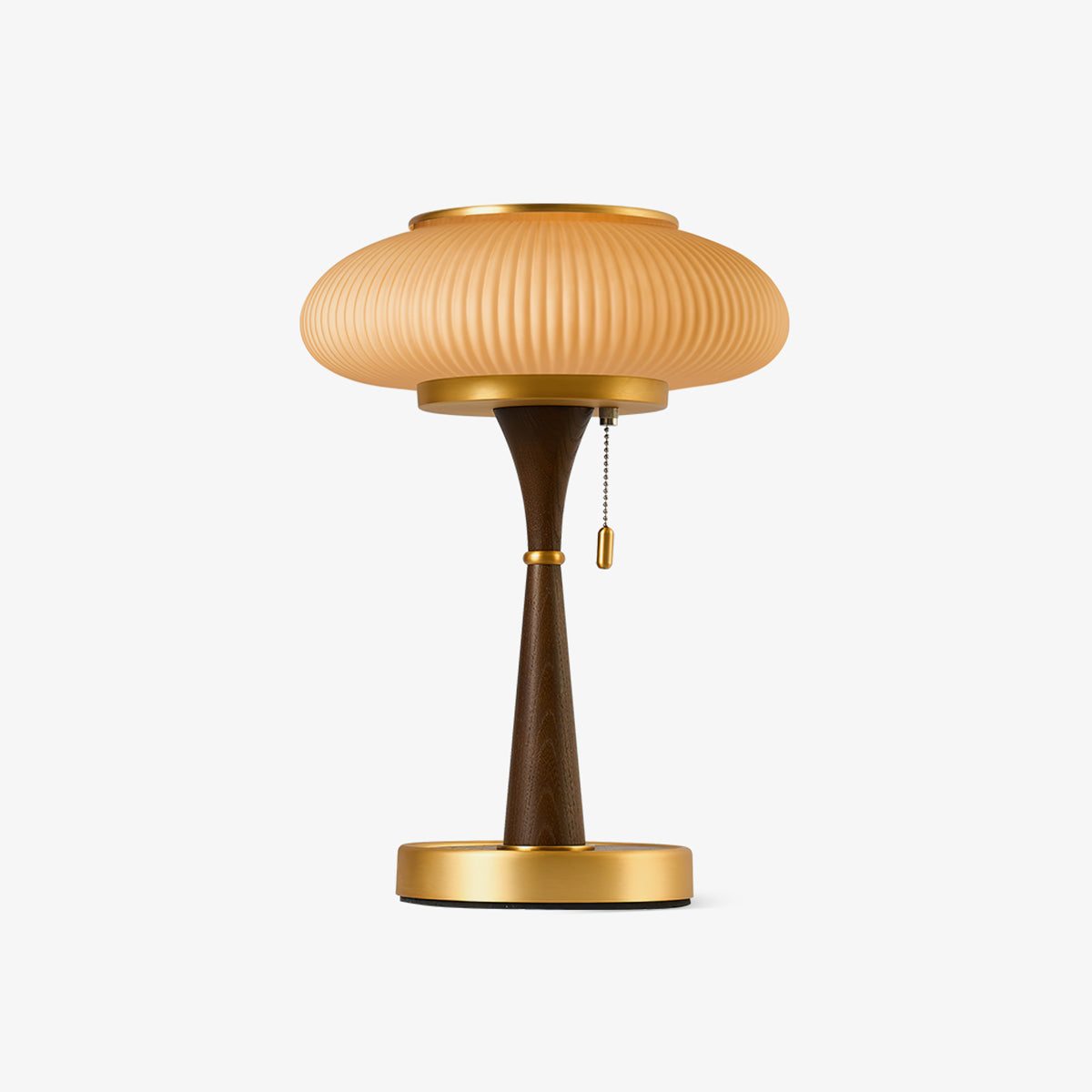 Noelia – Lampe de table rétro en bois massif