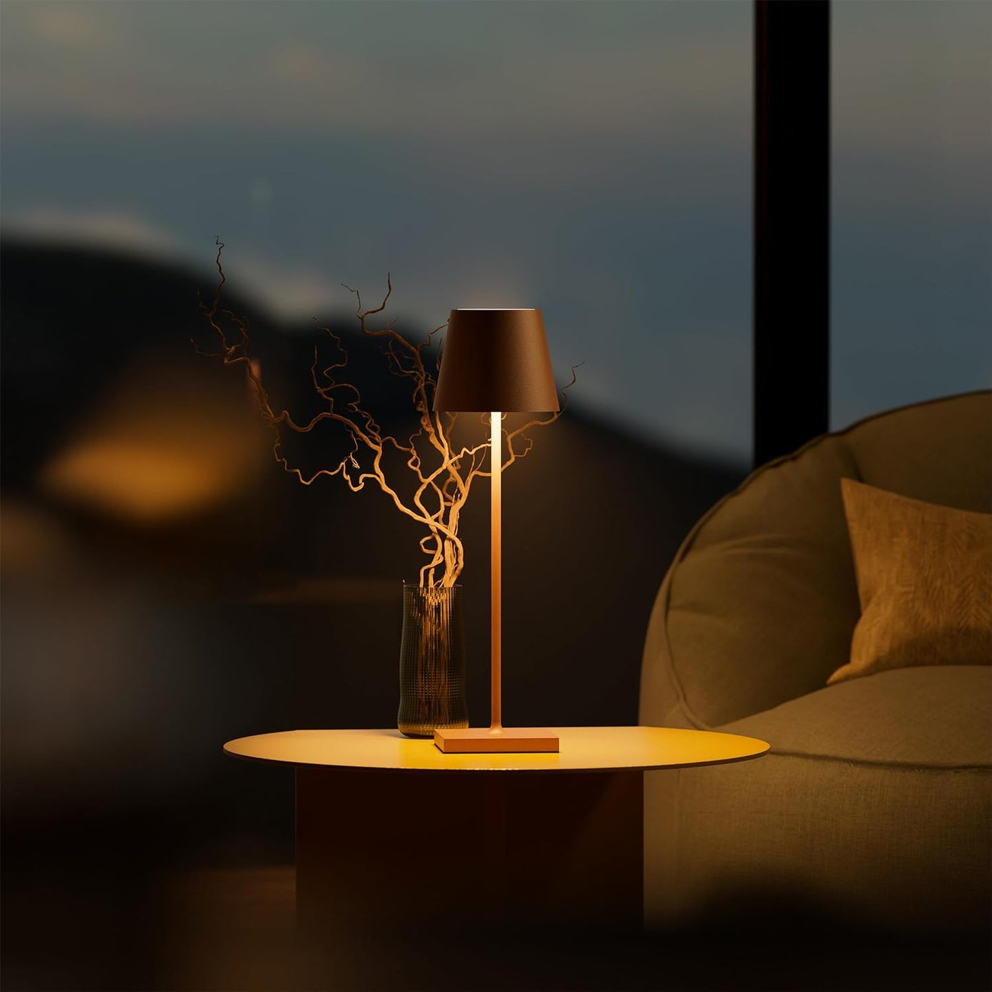 Shaira – Lampe de table ambiance avec batterie
