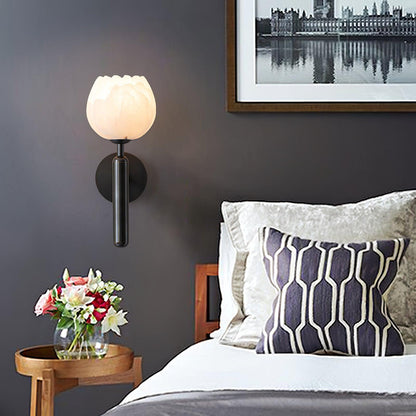 Mei – Applique Murale en Cuivre et Marbre