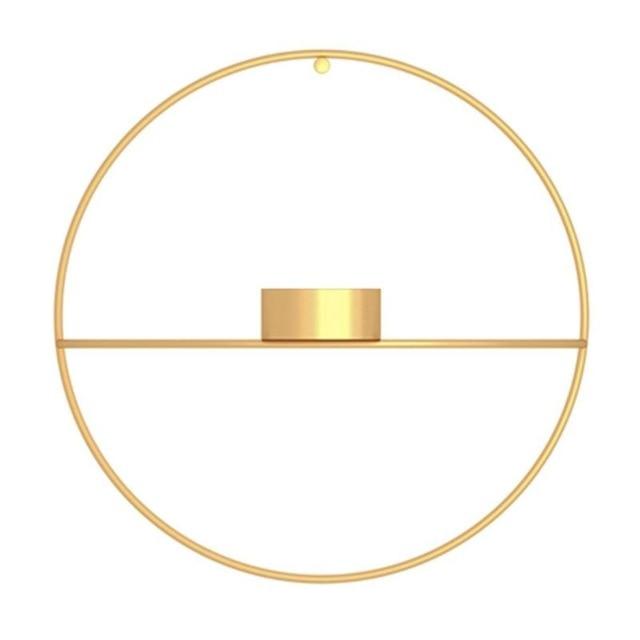 DuoDéco – Vase mural avec porte-bougie intégré