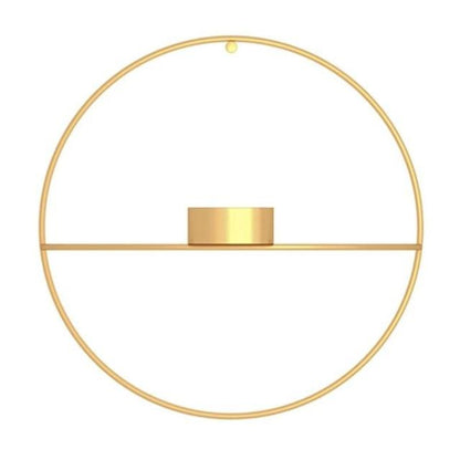 DuoDéco – Vase mural avec porte-bougie intégré