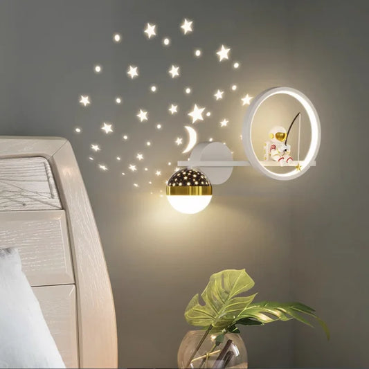 Cosmo – Applique murale astronaute avec LED pour la chambre d'enfant
