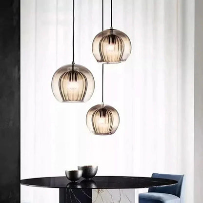 TimberGlow - Suspension moderne en verre pour la maison