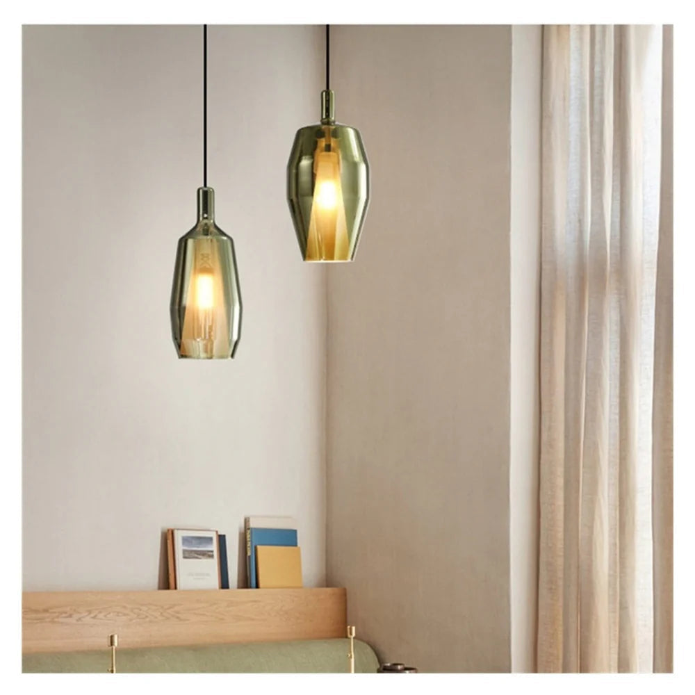 Althea – Suspension Moderne en Verre Multicolore
