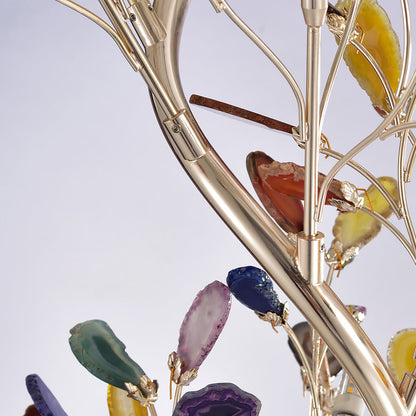 Agna – Lustre Nordique avec Agate Naturelle