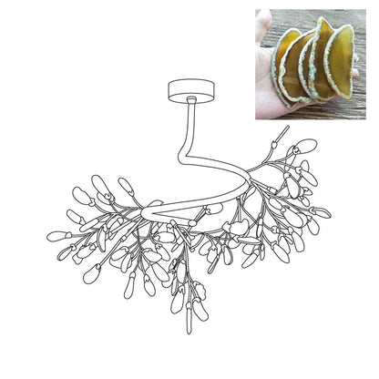 Agna – Lustre Nordique avec Agate Naturelle