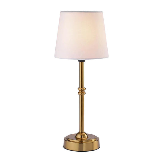 LumiVintage – Lampe de table rétro en tissu sans fil
