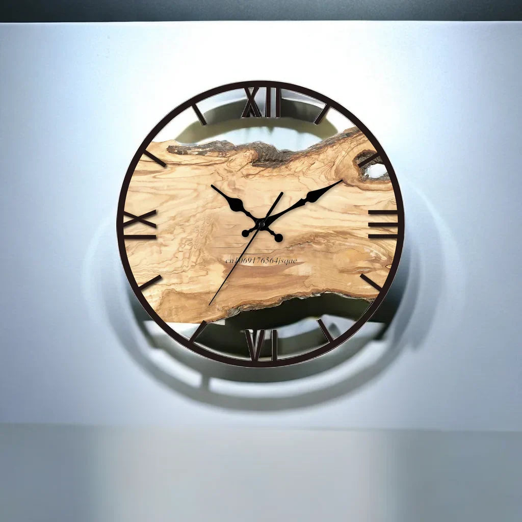 HeuresClaires - Horloge Murale Transparente