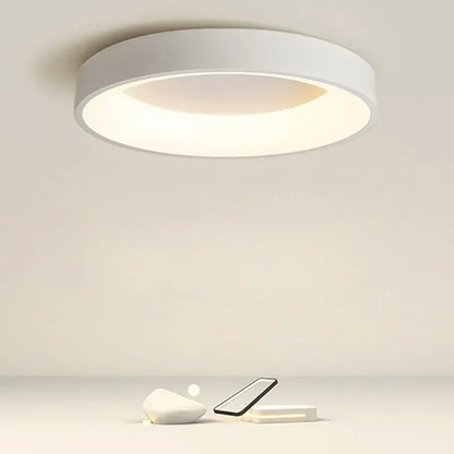 Plafonnier circulaire nordique et minimaliste