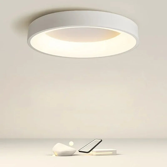 Plafonnier circulaire nordique et minimaliste
