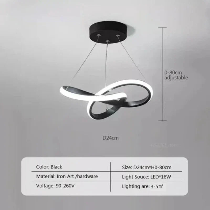 StellarLuxe - Plafonnier LED moderne pour votre maison
