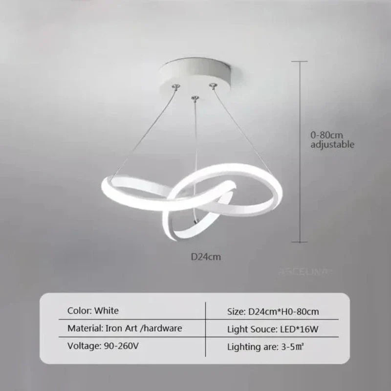 StellarLuxe - Plafonnier LED moderne pour votre maison