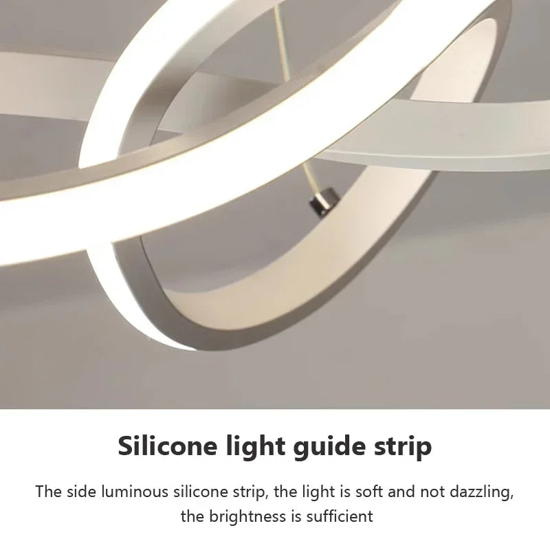 StellarLuxe - Plafonnier LED moderne pour votre maison