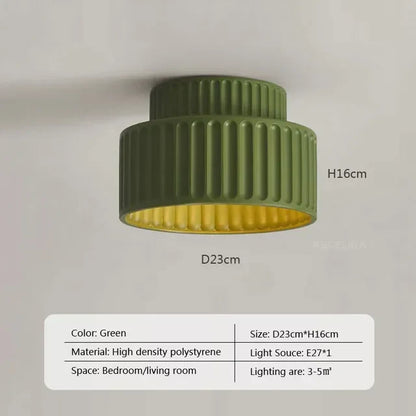 Plafonnier crème au design minimaliste et élégant