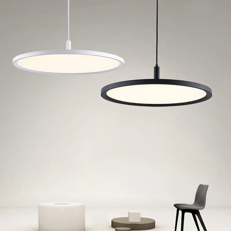 Aria – Disque LED Métallique Suspension